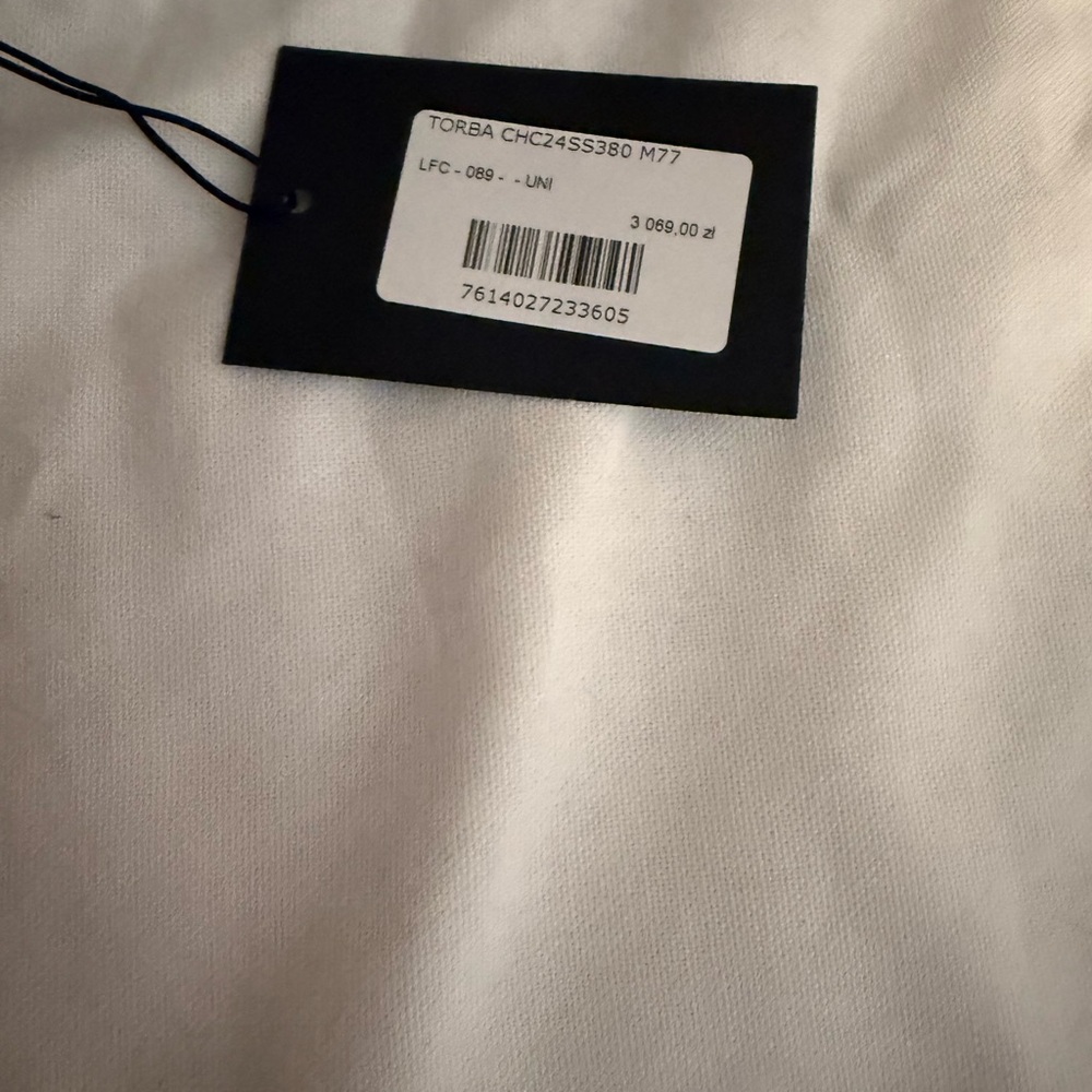 NWT Authentic Chloé Large Woody Braided Grey Raffia - Picture 6 of 11